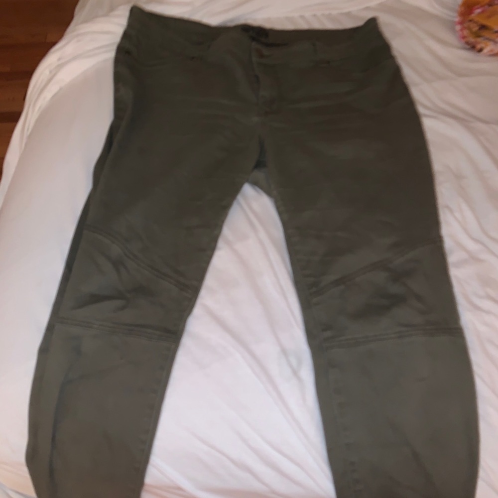 Green forever 21 Jeggings